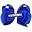 DEEKA 2 PCS 6 Big Hand-made Grosgrain Ribbon Solid Color Hair Bows Alligator Clips Hair Accessories for Little Teen Toddler Girls Kids Set of 2 -Royal Blue