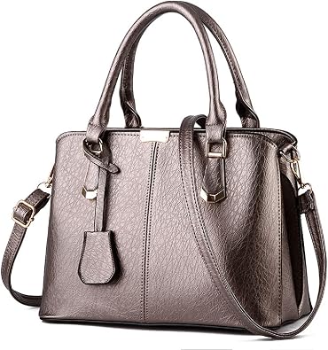 Purses and Handbags for Women Fashion Ladies PU Leather Top Handle Satchel Shoulder Tote Bags