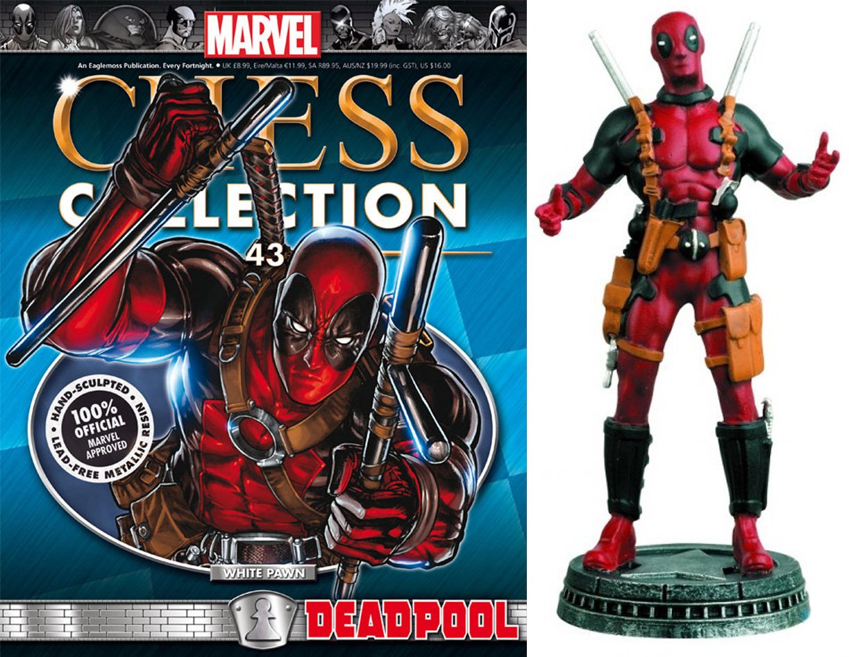 Eaglemoss Marvel Chess Figurine Collection Nº 43 Deadpool