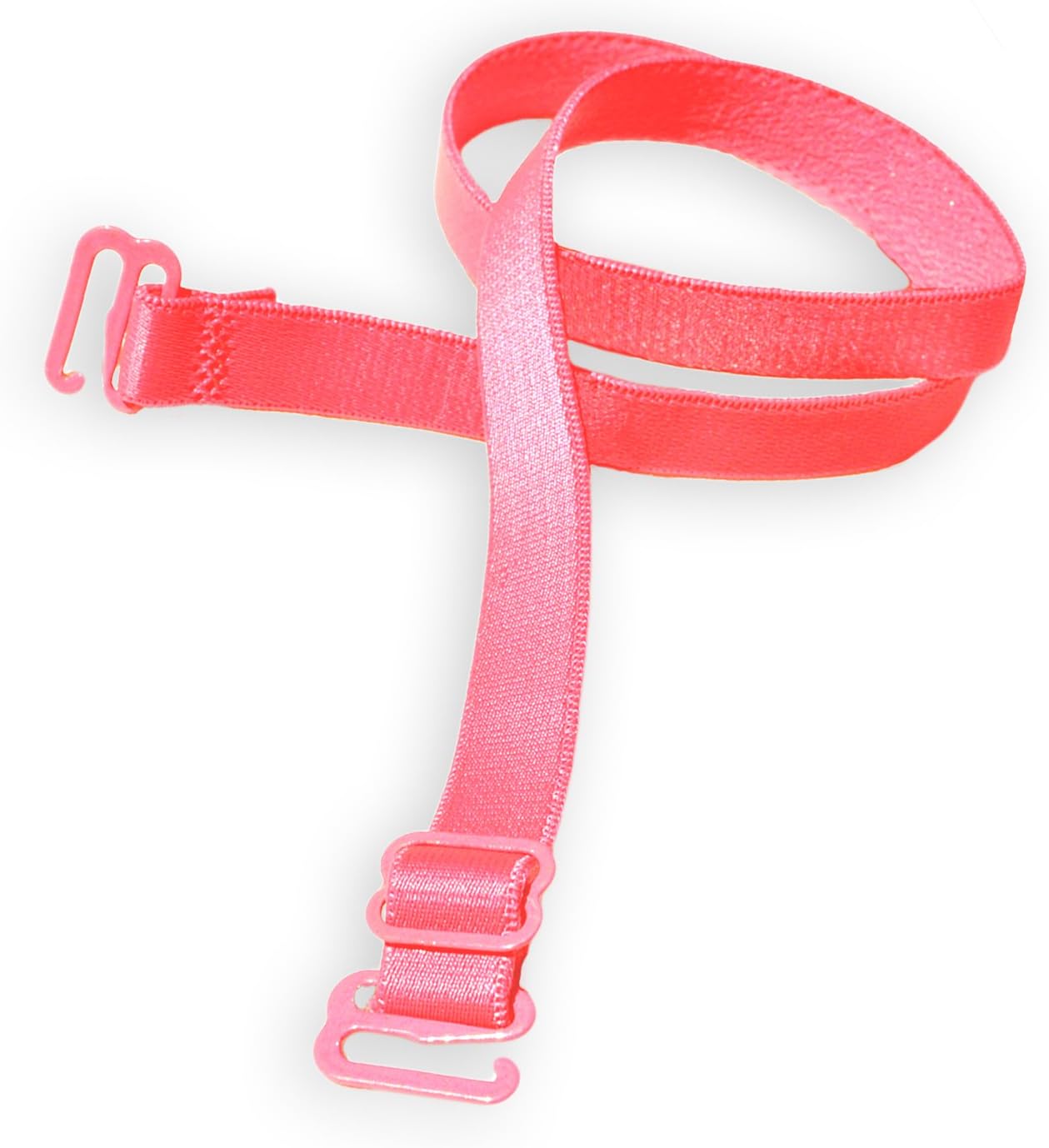 Arman Bra Straps Pair of NEON PINK - Plain Coloured - detachable
