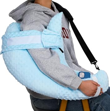 SWISSELITE Shoulder Surgery Pillow with Pocket, Rotator Cuff Pillow for Side Sleeping, Adjustable Shoulder Pillow, Shoulder Surgery Recovery Gift