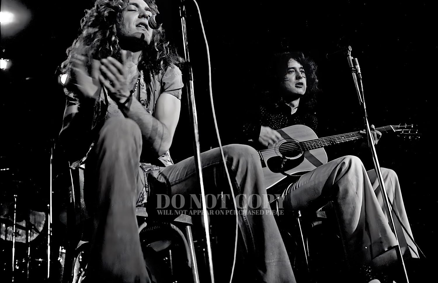 ミュージック Jimmy Page Robert Plant LIVE LEGEND Amazon.com: Led Zeppelin Photograph 11 X 17 - Magnificent 1973