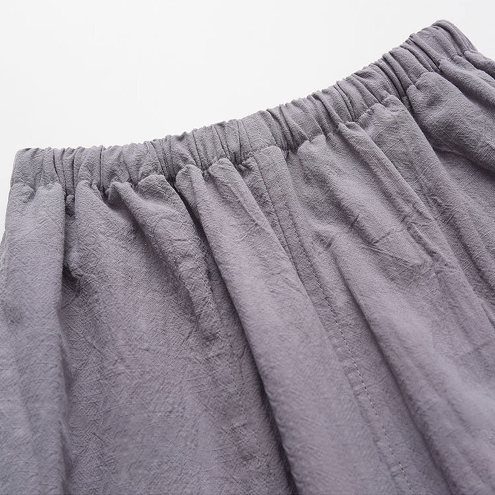 Tradycyjny mundur sztuk walki Męski bawełniany garnitur Tai Chi z krótkim rękawem i spodniami, wielokolorowy, wiele rozmiarów(Blue,XL)