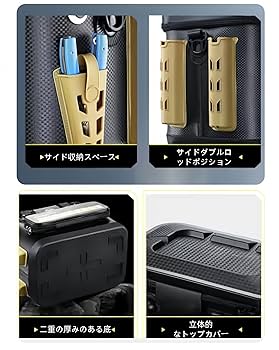 Amazon.co.jp: Qztuory タックルボックス 座れるドタックル