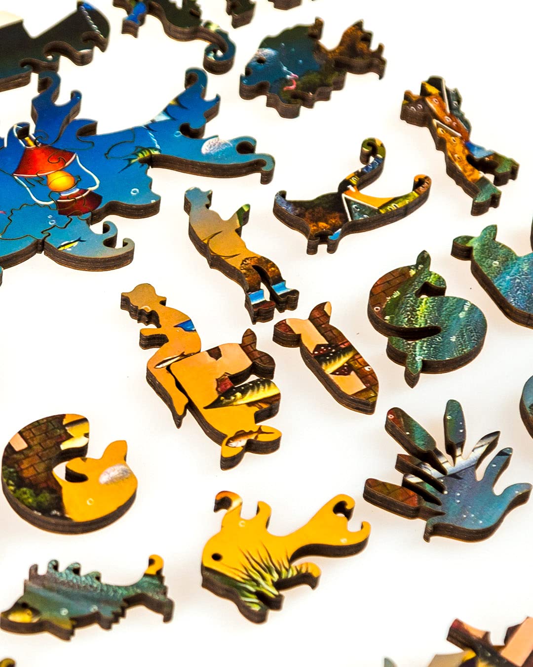 DAVICI | Puzzle Madera | A8 - ON Land and Sea | 175 Piezas |Entretenimiento Adultos y Niños | Desafío Mental | Piezas Formas Únicas | Diseños Increíbles | Encaje Decoración | Regalo |