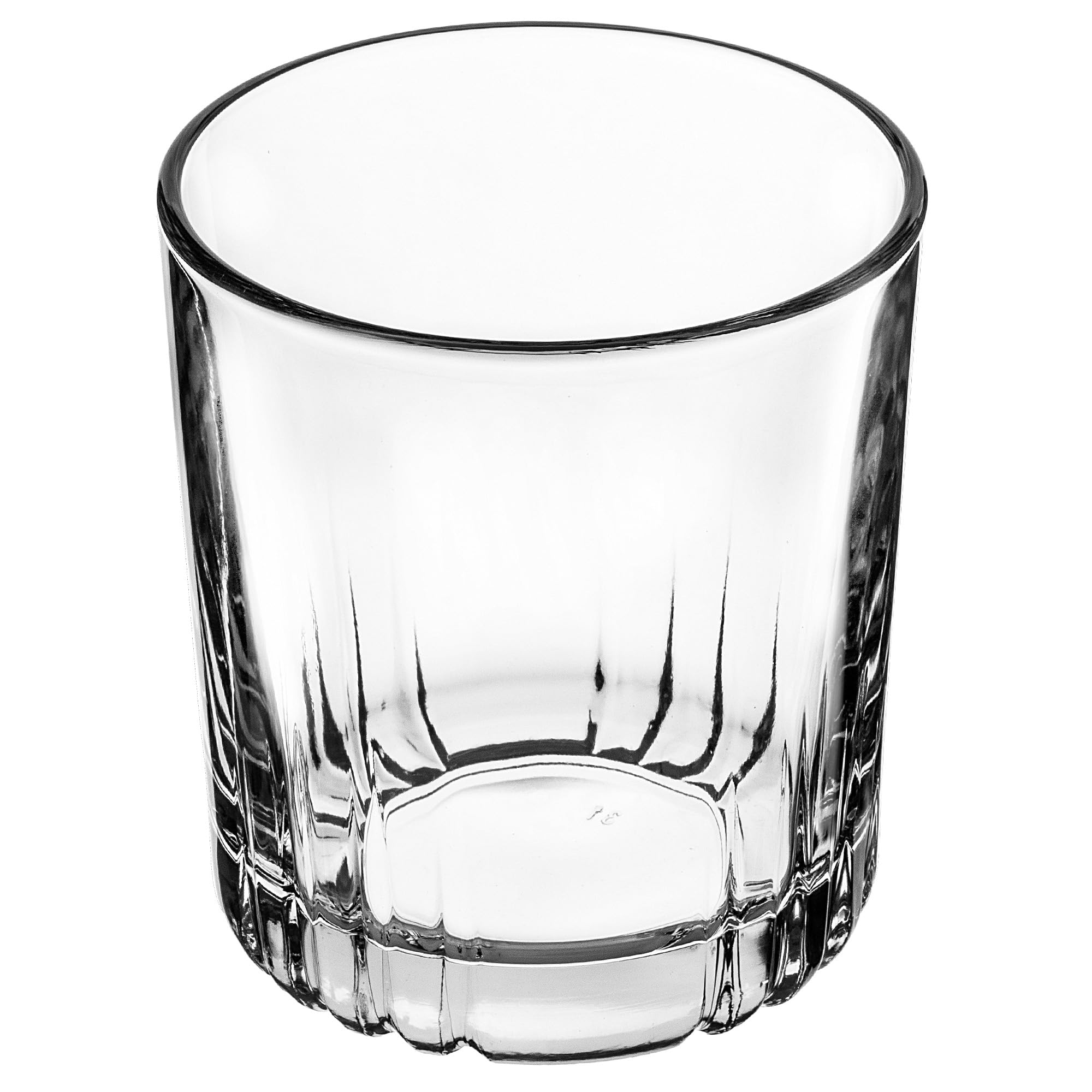 KADAX Vasos de whisky de 280 ml, juego de 8 vasos para zumo, agua, whisky, bourbon, whisky y cócteles, elegantes vasos con fondo pesado, vasos de agua de cristal