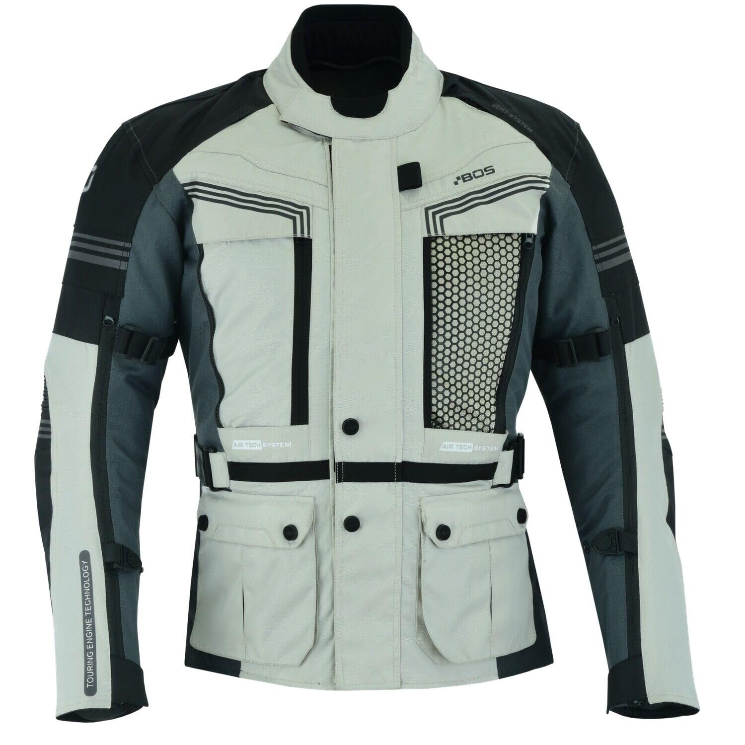 Motorrad Wasserfeste Jacke, Motorradjacke für Herren – Textiljacke mit herausnehmbaren Protektoren,Biker Texti Jacke,Motorrdjacke