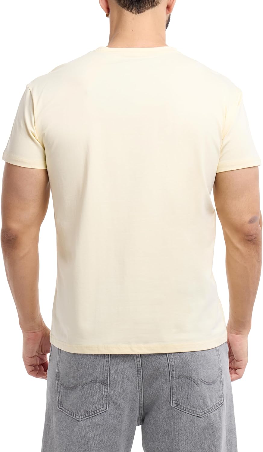 X RAY Men's Henley Lightweight Shirts, Soft Cotton Short Sleeve Stretchy Slim Fit T Shirts for Men (Big & Tall) - Image 2