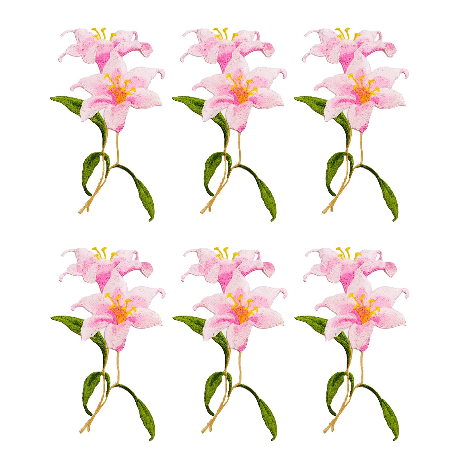 Zeiwohndc A Decorative Flower Pplique, Embroidered Polyester Floral Ccent For Sewing, Clothing, Nd Craft Projects Embroidered Pplique Floral Sewing Flower Fabric Clothing Embellishment Bag Decoration