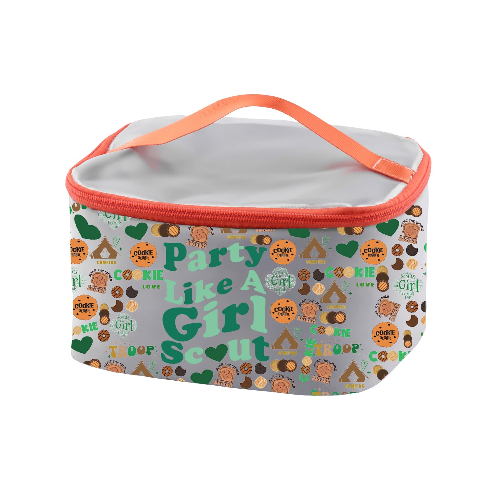 PXTIDY Cookie Dealer Makeup Bag Sco-t Gift Party Like a Sco-t Cosmetic Case Bag Leader Gift