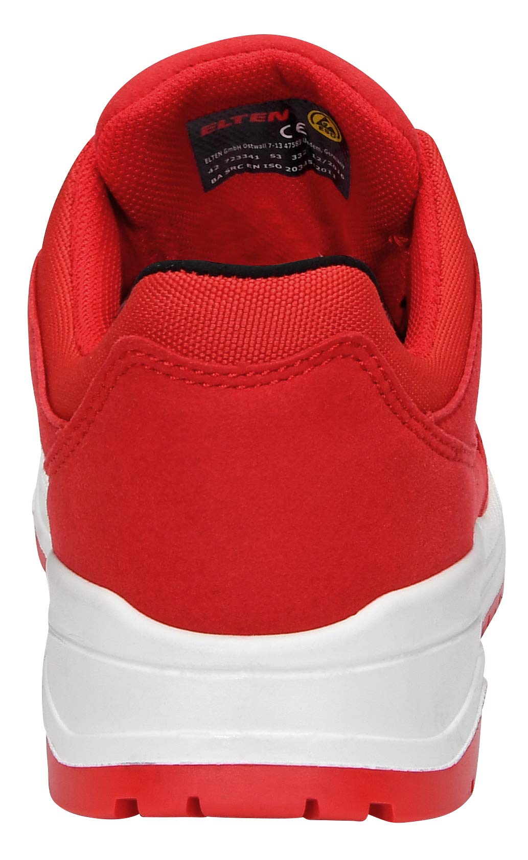 ELTEN Maverick red Low ESD S3S | Sicherheitsschuhe für Damen & Herren, Stahlkappe, leicht, atmungsaktiv, Gr. 40