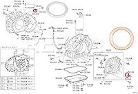 Vista 7 de Rexka Kit de juntas de servicio diferencial y de transferencia de 12 piezas compatible con Toyota Lexus 4Runner Land Cruiser Tundra Tacoma FJ