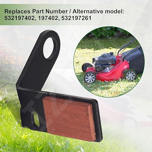 Miniatura 5 de 532197402 & 532199478 Juego de brazos de freno para Husqvarna AYP Craftsman cortacésped YT16542T YT1942 YTH2042, número de pieza 532199470 197402