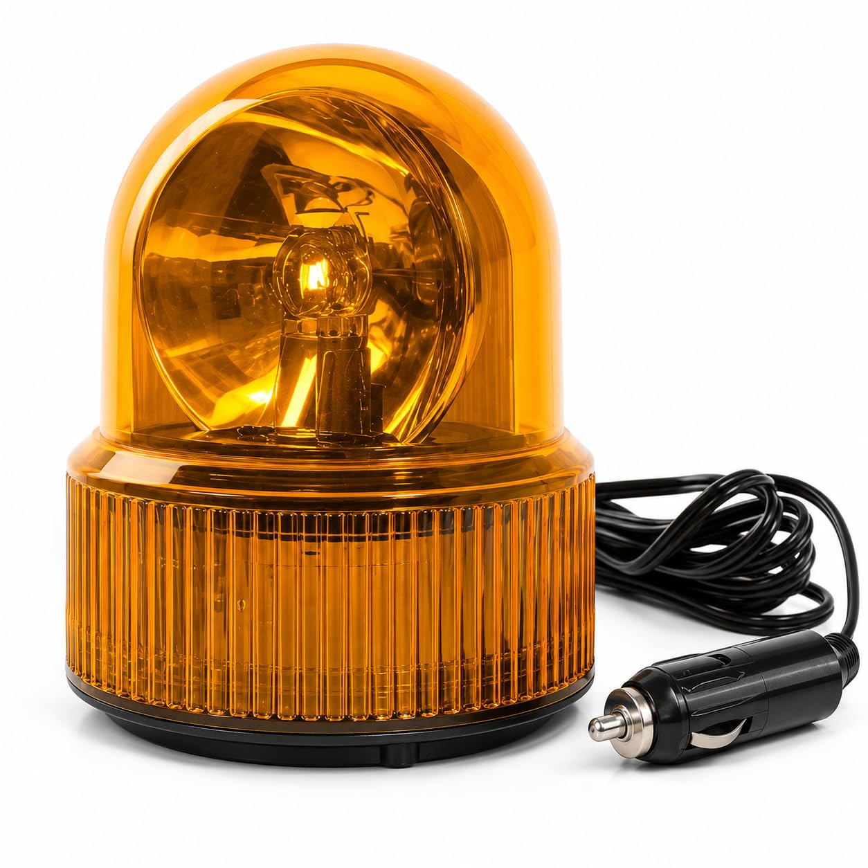 INDMOTIVE Yellow Revolving Lens Revolving Revolver Led Light Rotating Roof Warning Light with Magnetic Base Emergency Flashing for Car Fancy Lights (12 v to 24v,50w/100w)-picture-38
