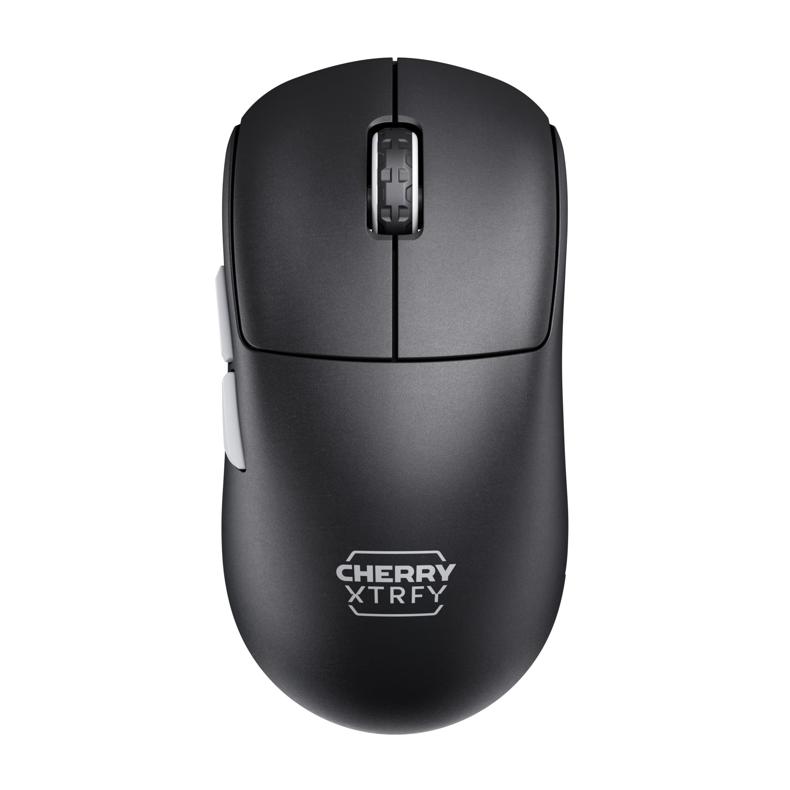 CHERRY XTRFYM68 Pro Wireless, Ultra Fast Wireless Gaming Mouse, 2.4 GHz Radio, Optimised for Eports, 8K Mouse, Symmetrical Shape with Flat Front, Black