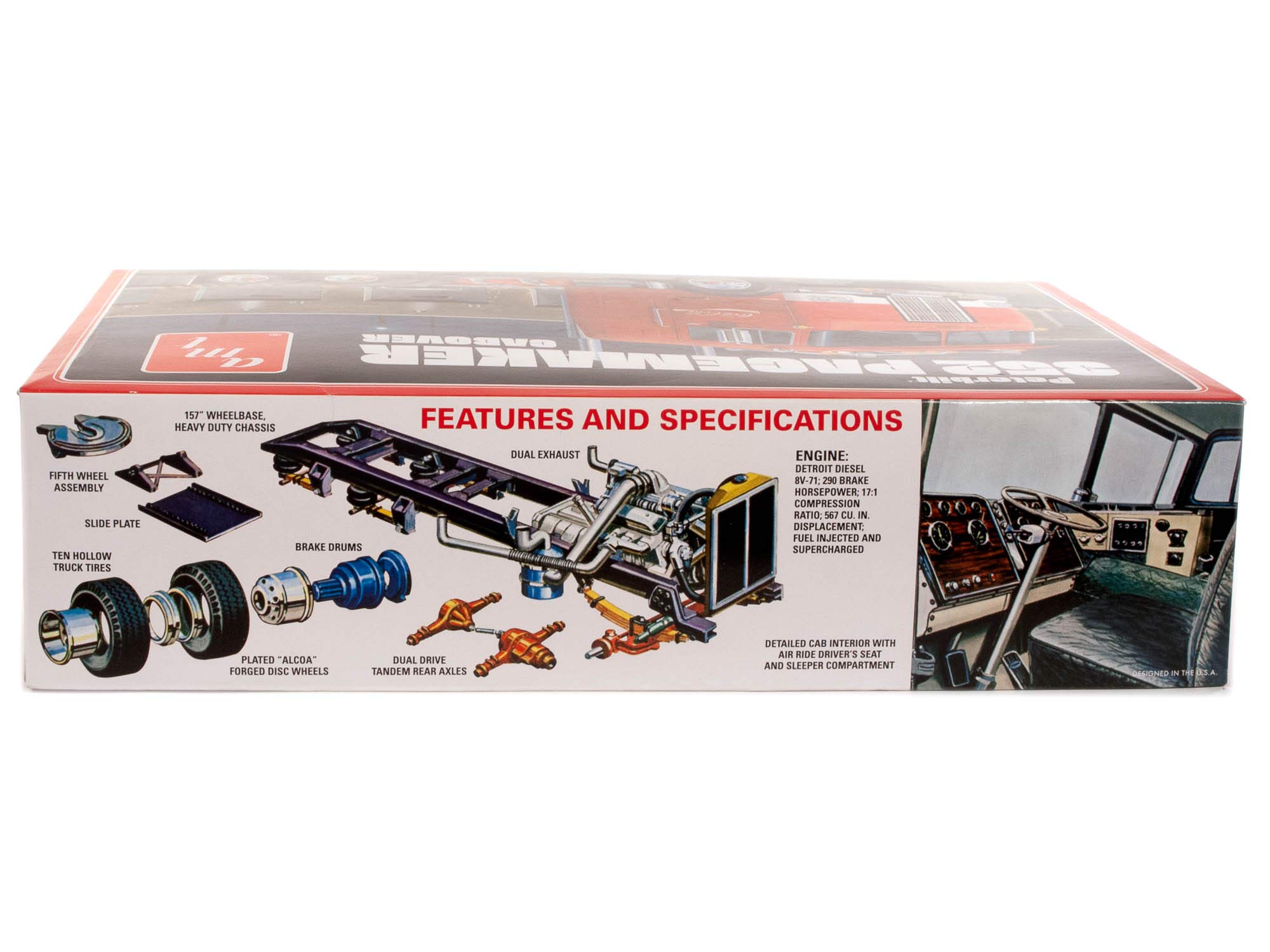 Maquette Amt/MPC AMT1090/06 - Peterbilt 352 Pacemaker échelle 1:25 - Kit Neuf Sous Blister