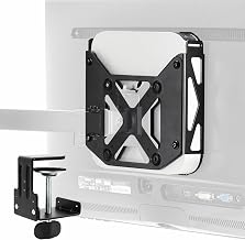 VIVO Behind Monitor VESA Mount Designed for Mac mini, 2010 to 2023 Models, Desk Clamp Option, Black, Mount-MINI1