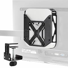 VIVO Behind Monitor VESA Mount Designed for Mac mini 2010 to 2023 Models Desk Clamp Option Black Mount-MINI1