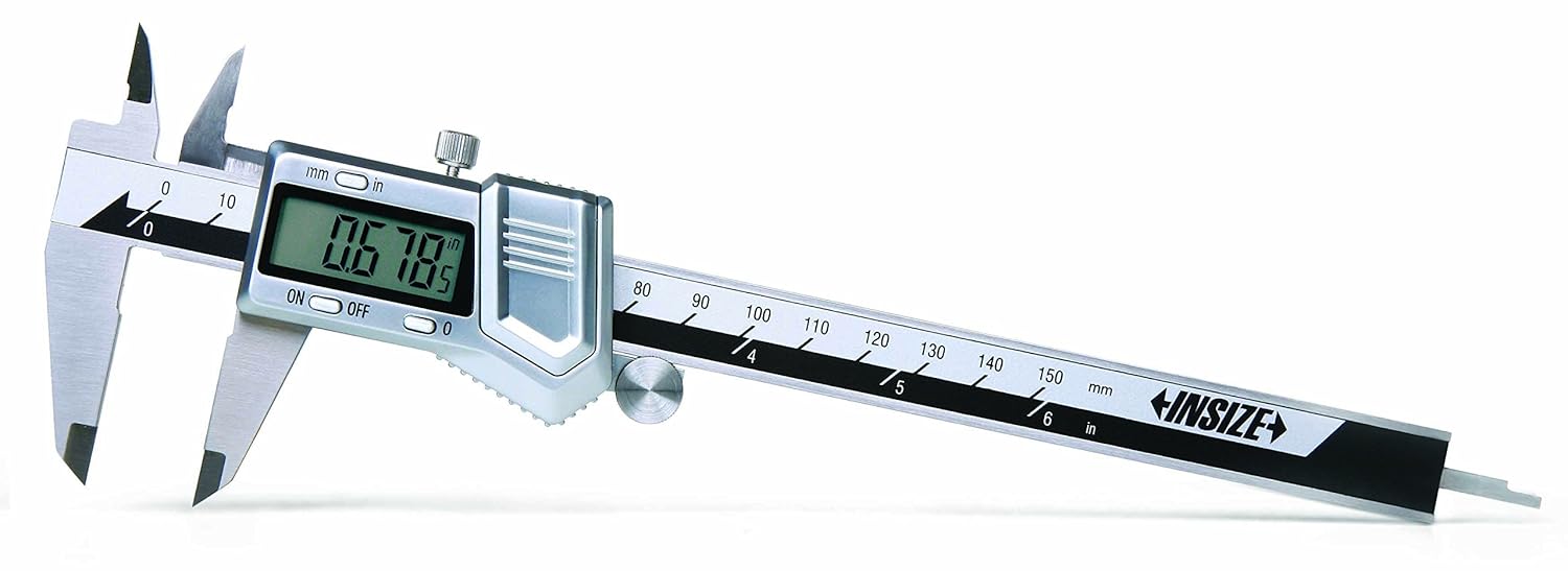 INSIZE 1114-200A Electronic Caliper, 0-8"