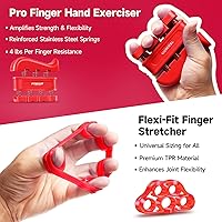Vista 3 de FitBeast - Kit para fortalecer mano y dedos (5 accesorios), fortalece potencia de la mano y dedos y agarre, también fortalece la muñeca
