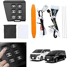 Alphard 40 Series Driver Switch Kit, 6 Buttons, Alphard 40 Series, Expansion Door Switch, 40 Alphard Switch, Power Slide Door Switch, Back Door, Opening/Closing Switch, For Vehicles, Genuine