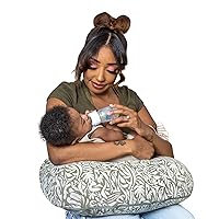 Vista 18 de Boppy Almohada de lactancia – Biberón firme y ergonómico en forma de U y almohada de lactancia materna con alto levantamiento para mayor comodidad