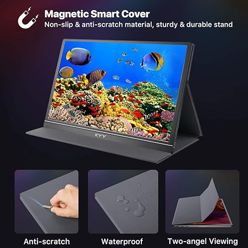 Miniatura 3 de KYY Protector de manga de soporte para monitor portátil de 15.6 pulgadas 2 en 1 para monitores portátiles serie K3K3-1K3-3