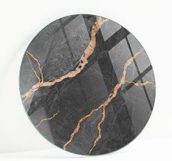 Verre de Table Basse Rond Ø 50 cm | Protection de Remplac…