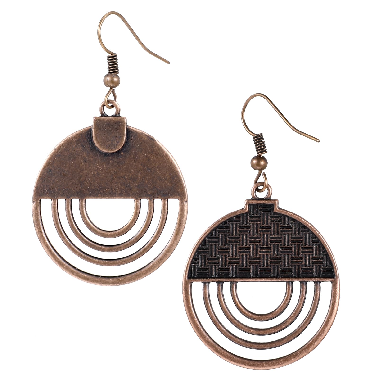 LusofieDangly Earrings for Women, Boho Dangle Earrings Round Indian Earring Vintage Bohemian Drop Earring for Women Boho Jewelry Gift