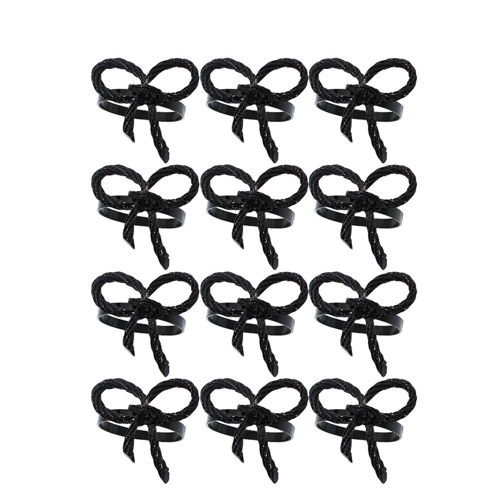 Table Decor Napkin Rings, Napkin Rings 48pcs Multicolor Flower Holder for Parties Wedding Banquet