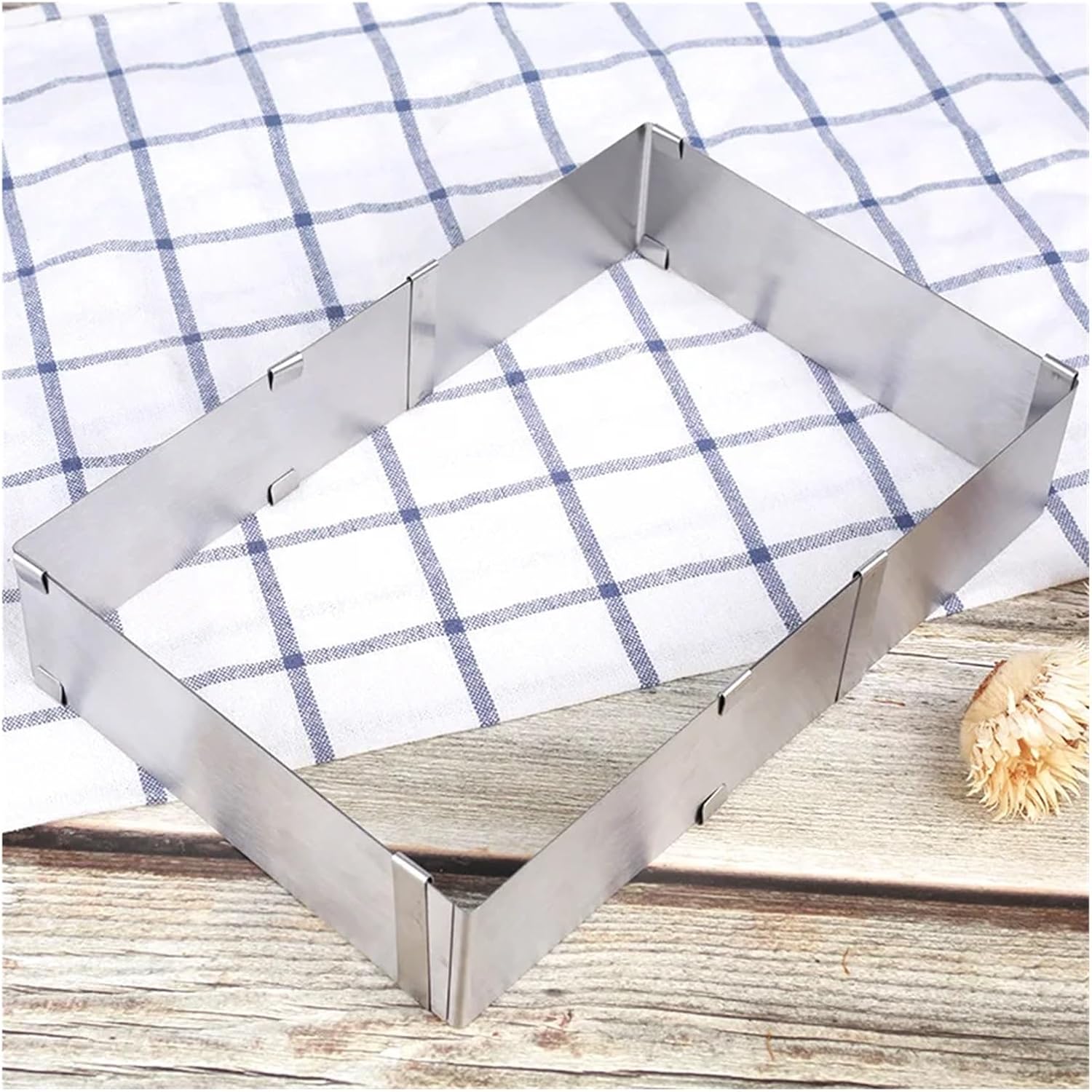 Adjustable Mousse Square Stainless Steel Cake Baking Mold Kitchen Dessert Accessories Cake Decorating Tools for Baking
