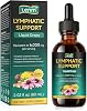 Lymphatic Drainage Drops 60ml, 21-in-1 6000mg Herbal Blend Lymph System Supplement Support Lymph Cleanse Detox, Healthy Energy Levels and Immune Balance, Liquid Drop Form