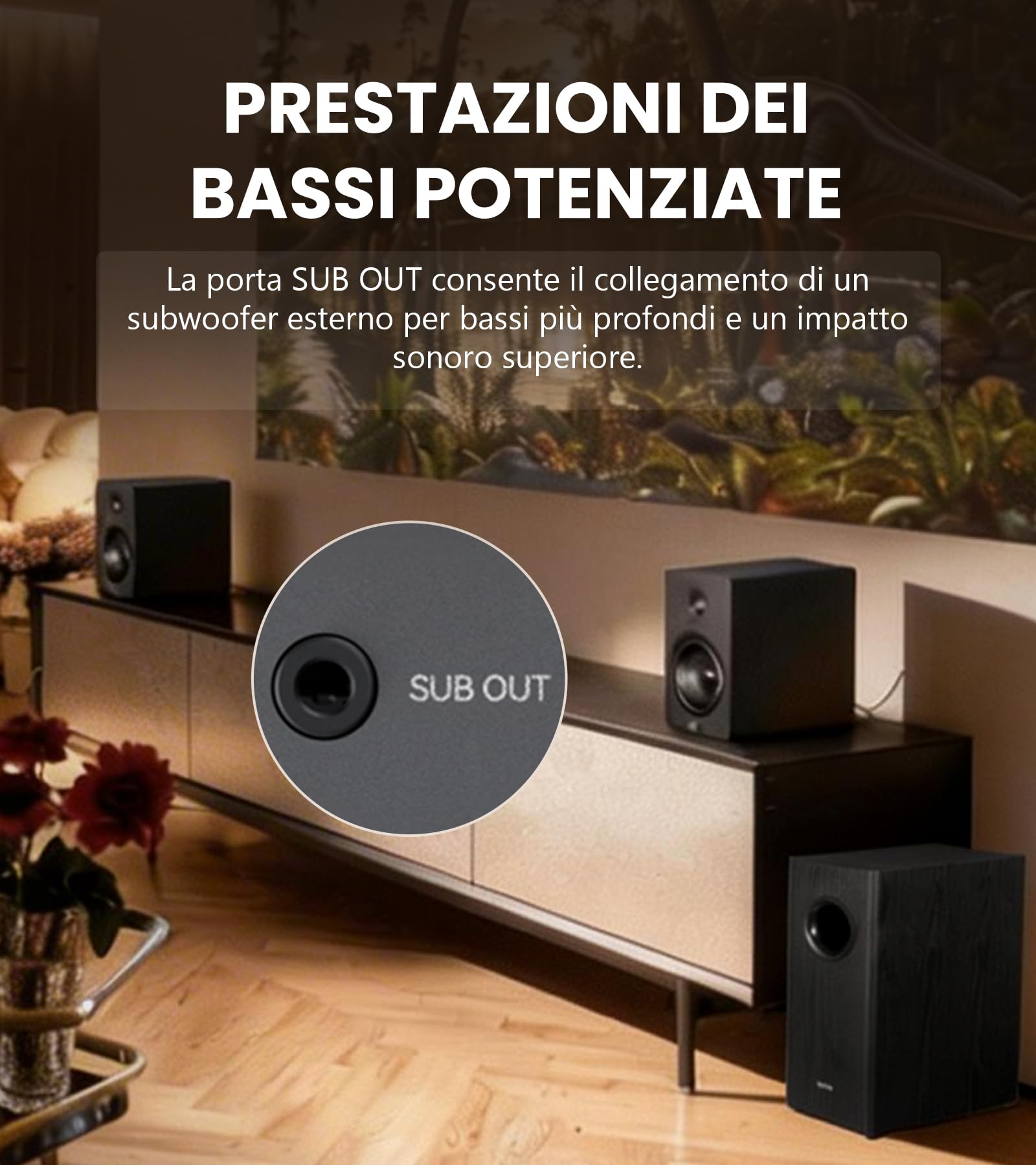 Edifier M90 Diffusori da Scaffale, Scrivania 100 W RMS, Audio Alta Risoluzione, LDAC, Bluetooth 6.0, Ingressi HDMI eARC/ottico/USB-C/AUX con Uscita SUB OUT, Telecomando per TV/PC, Bianco