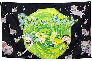 Rick and Morty Wall Banner: Journey Through the Multiverse