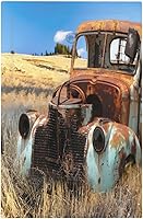 Vista 70 de Cubierta de interruptor de luz de 3 cuadrillas con diseño de flores azules púrpuras, cubierta de placa de pared de triple palanca, arbustos florales