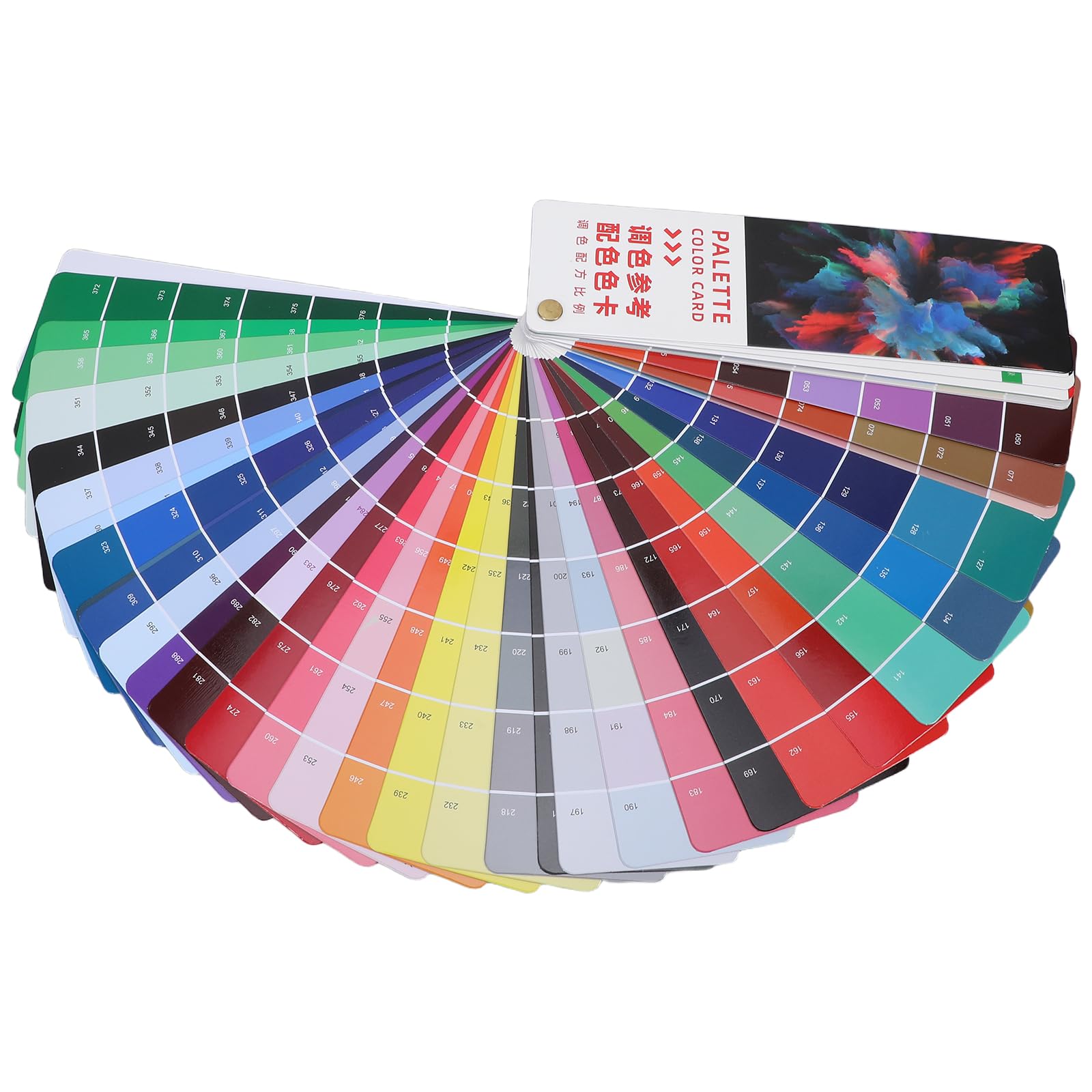 Carte de couleurs 385 nuances pour peinture pour réussir tous vos mélanges