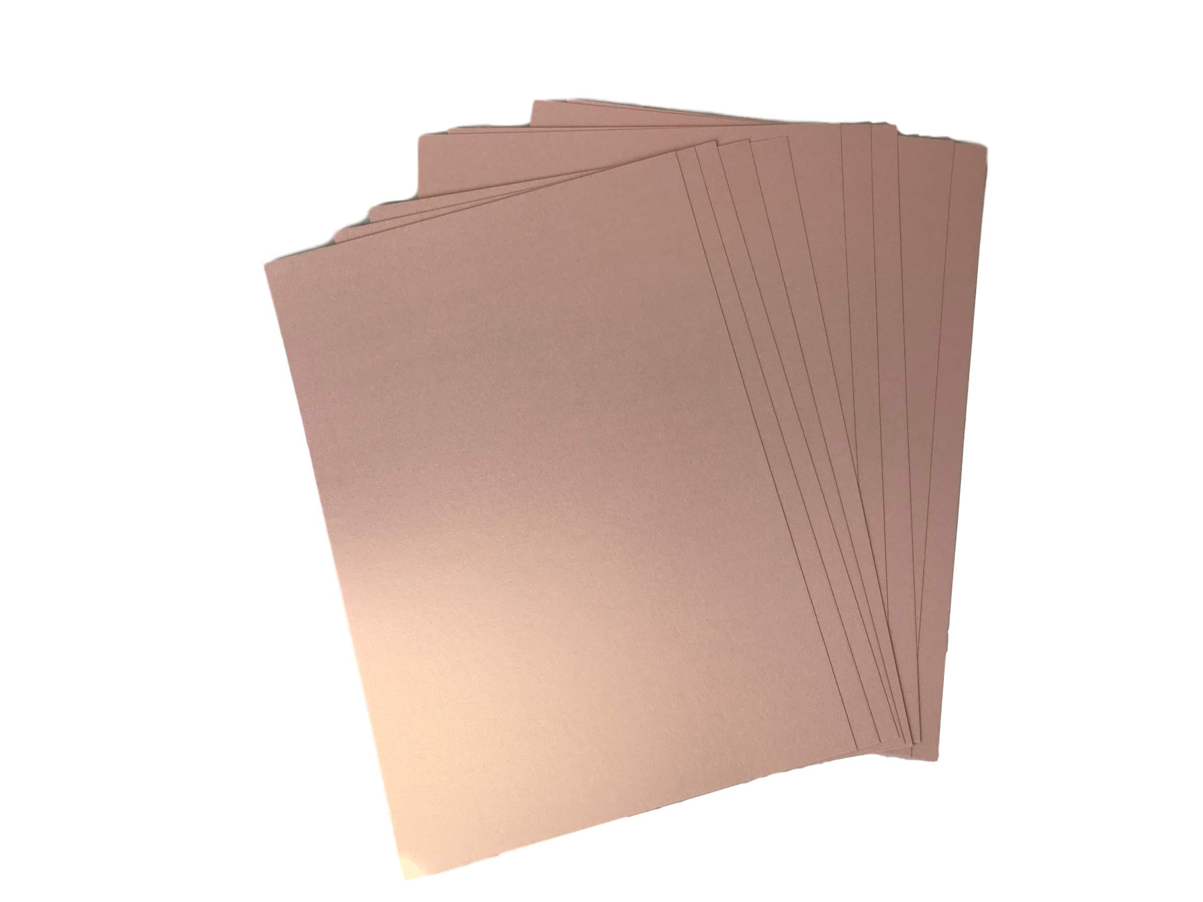 Oakwood Archer Papier Cartonné A4 Bordeaux Nacré – 300 G/m² – Lot 10 Feuilles Sans Acide