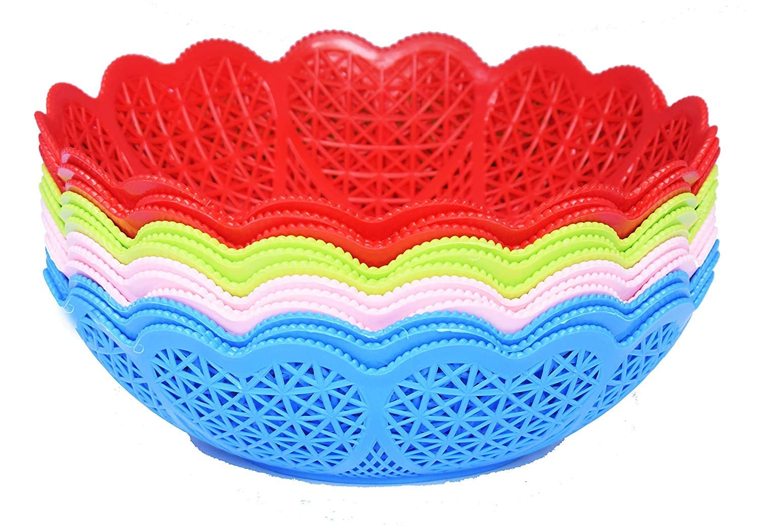 Colorful Fruit & Veggie Washing Bowl Basket Set -2