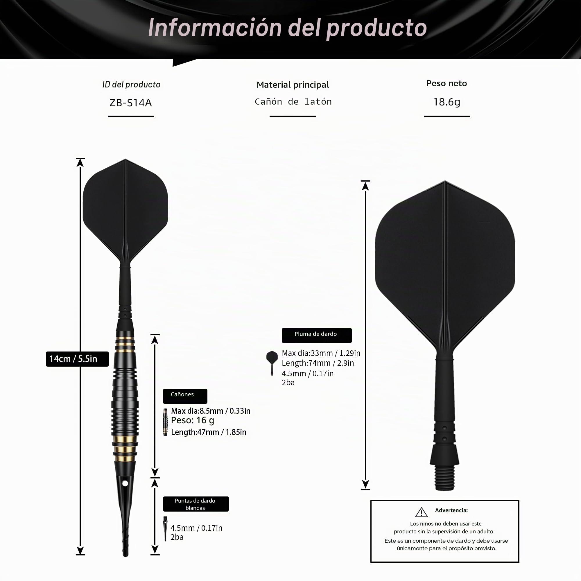 CyeeLife 3 Dardos Punta Plastico para Diana Electrónica,Dardos Diana Electronica de Profesionales con 30 Puntas de Dardos y Bolsa Casa y Principiantes, Regalo de Niño