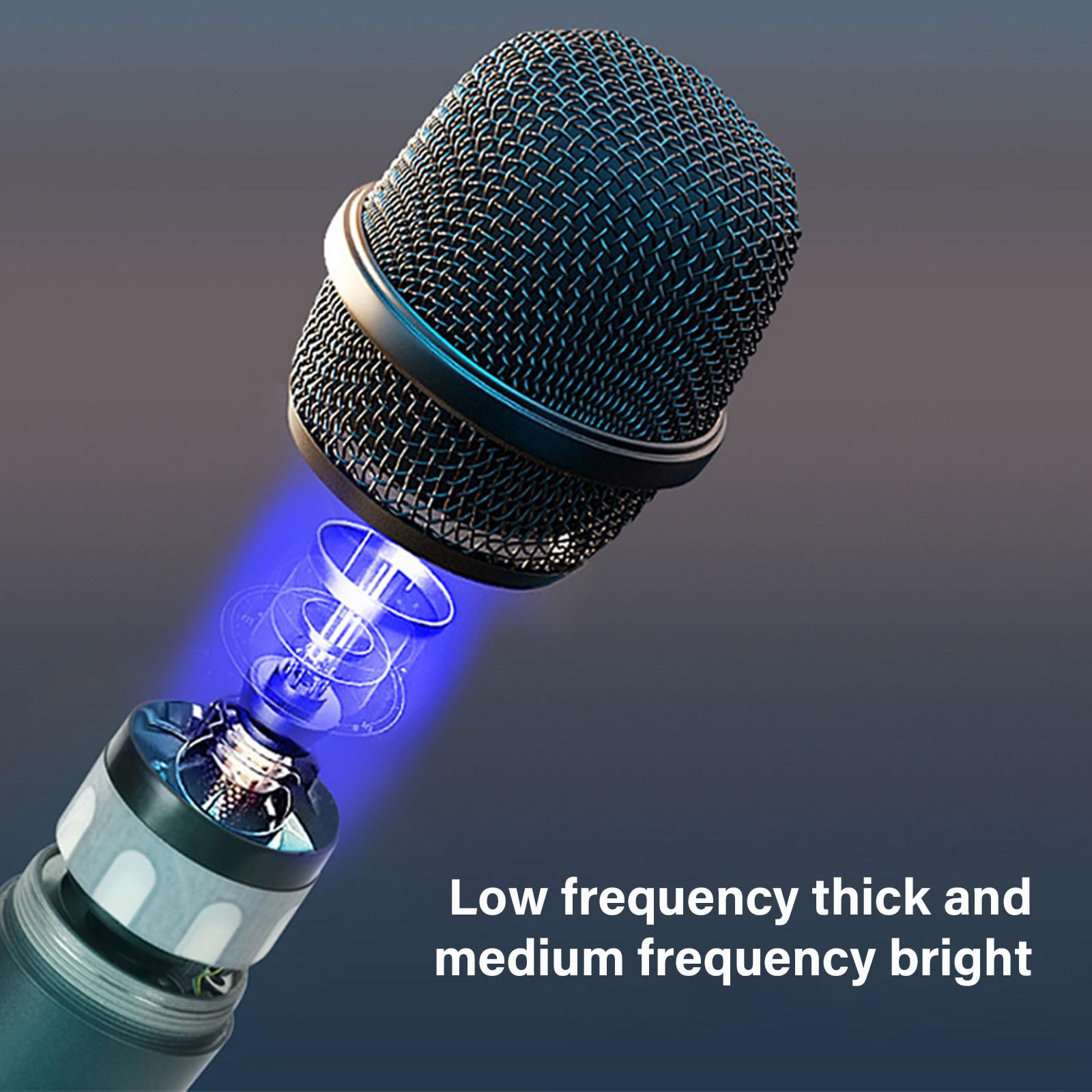 LUOFENG Capsule per microfono dinamiche, nucleo di ricambio per microfoni a mano, per uso in studio e live