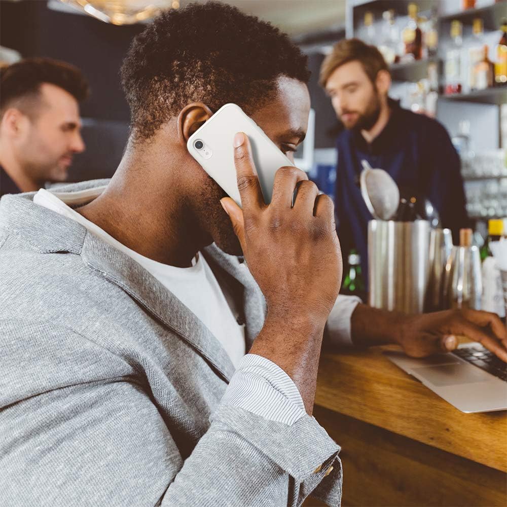 Free Shipping 🛒 RhinoShield Ultra Protective Phone Case [iPhone XR] | SolidSuit - Military Grade Drop Protection Against Full Impact, Supports Wireless Charging, Slim, Scratch Resistant - Classic White