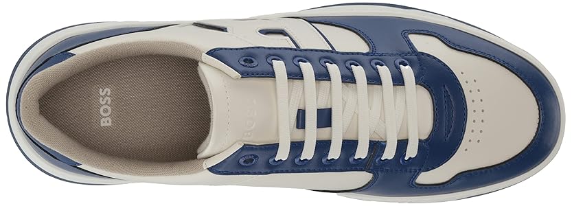 BOSS Men's Big B Lace Up Sneakers, Imperial Blue, 13 BOSS Men's Big B Lace Up Sneakers, Imperial Blue, 13