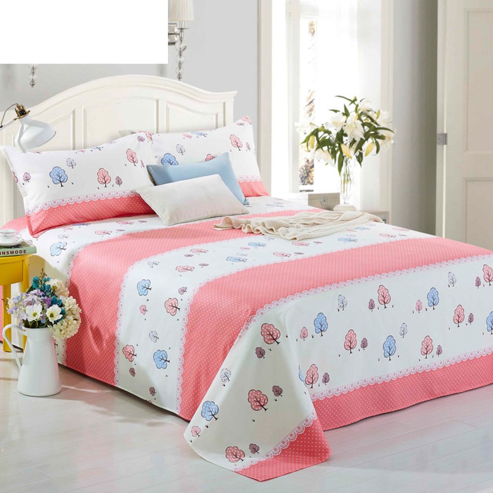 Drap en coton sergé double 200x230cm au tissage durable et doux