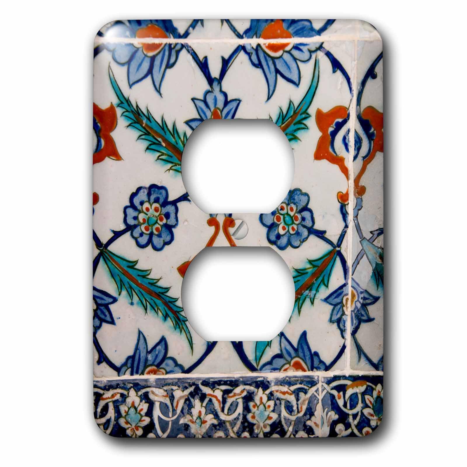 Placa decorativa para interruptor con azulejos de Iznik Estambul