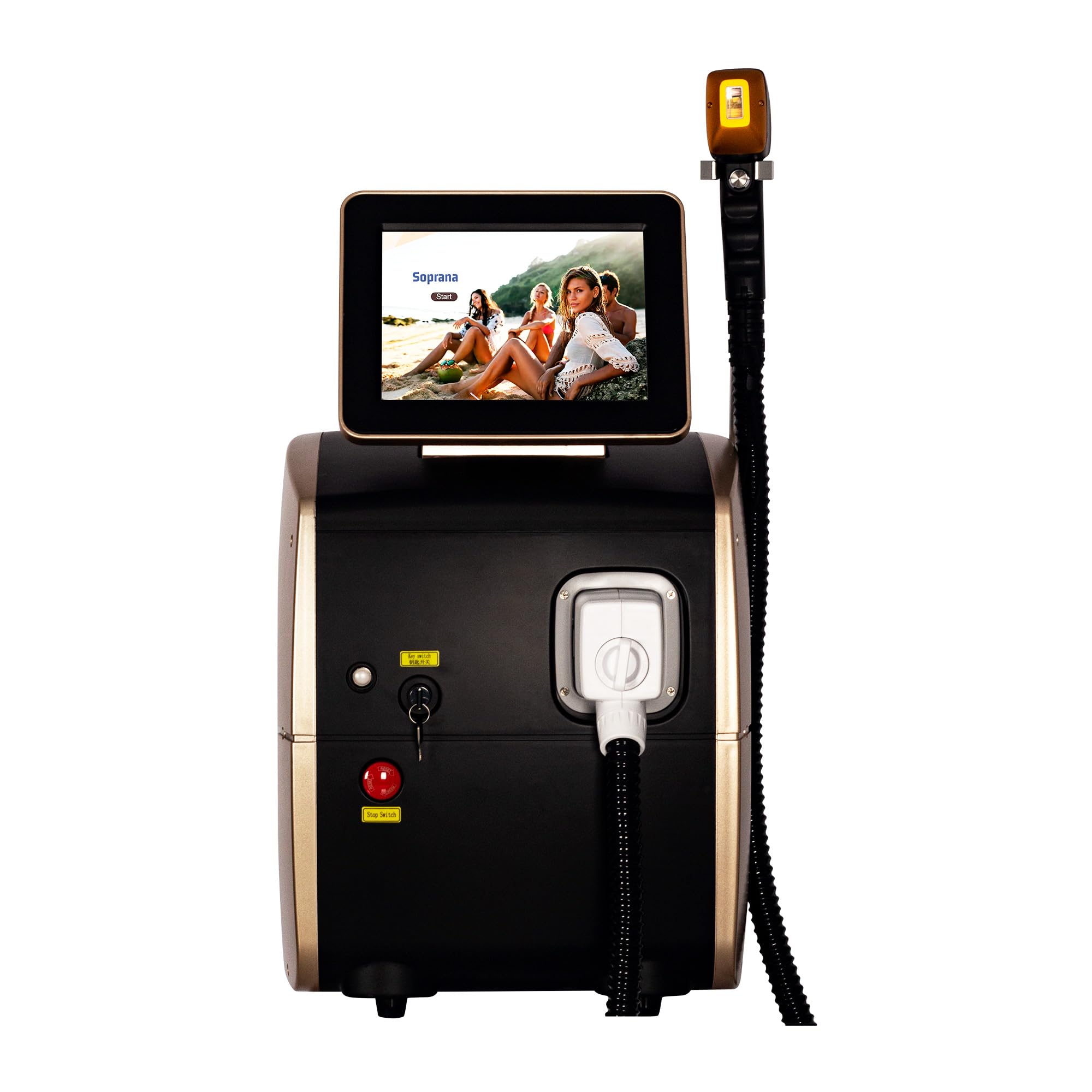 Professional Diode Hair Removal Machine 808nm 755nm 1064nm Unisex Full Body Hair Removal