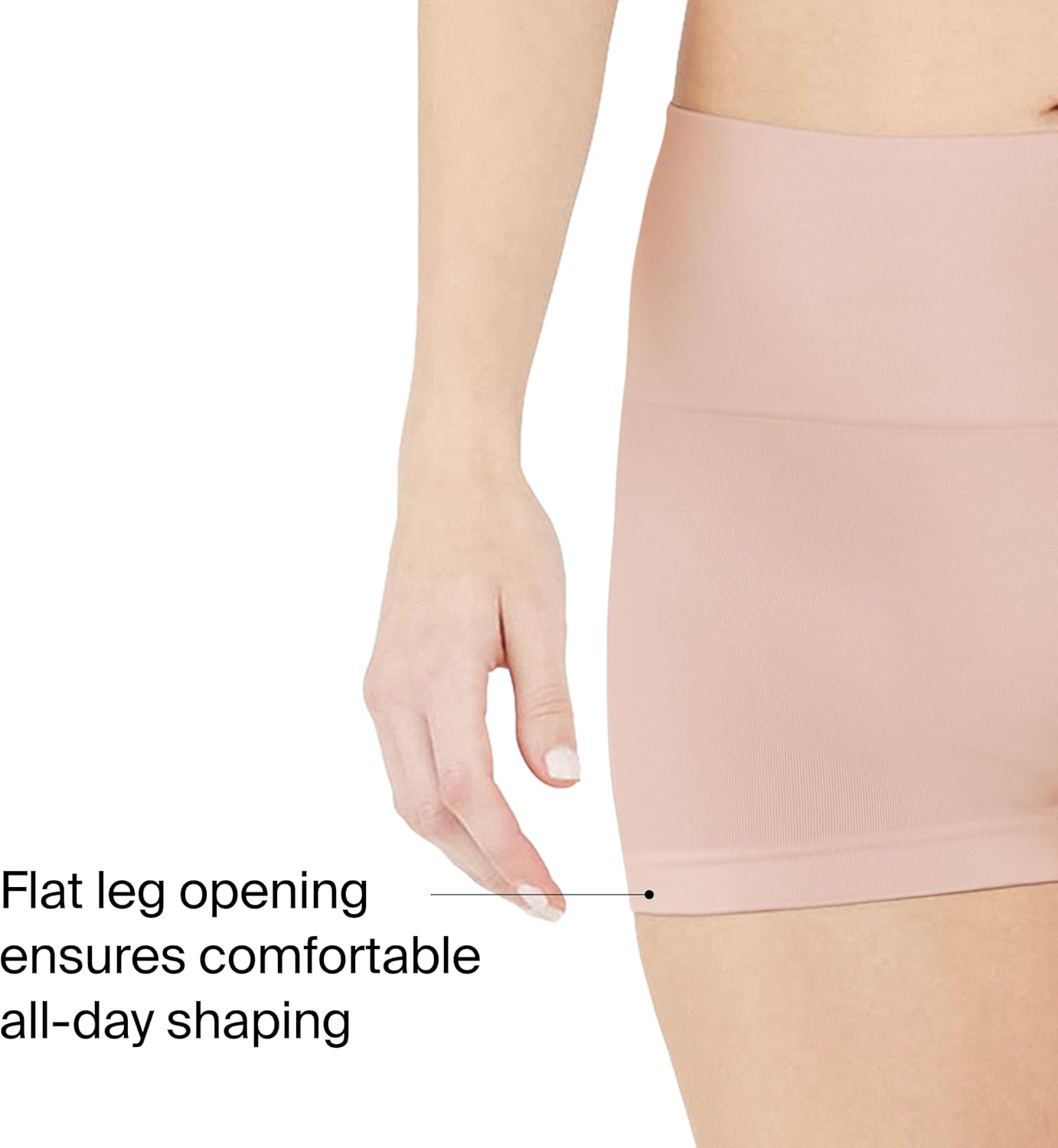 SPANX SPANXshape Everyday Shaping Boyshort - Comfortable Core Control Shapewear Underwear - Invisible Under Clothes - No-Show - Image 4