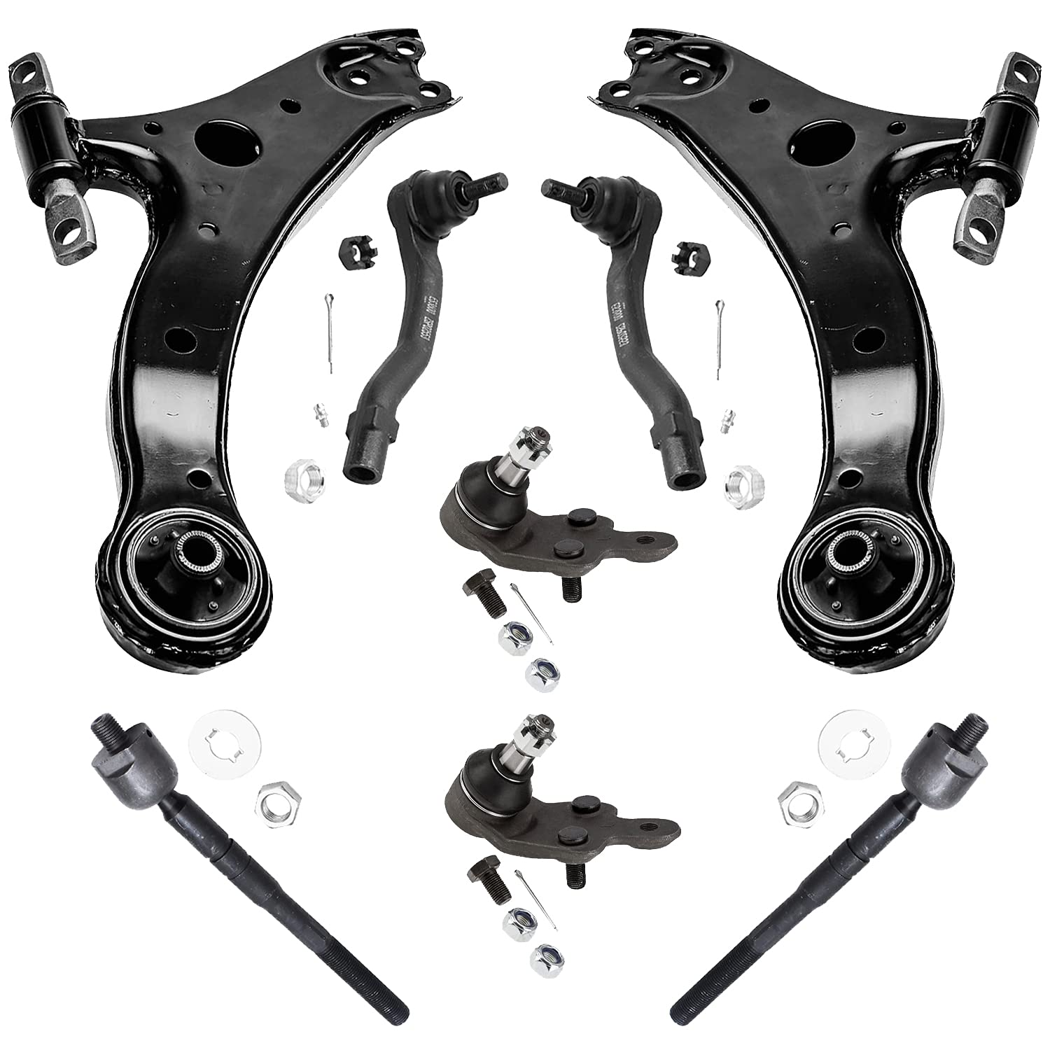 Detroit Axle - 8pc Front End Suspension Kit for 2007-2011 Toyota Camry 2