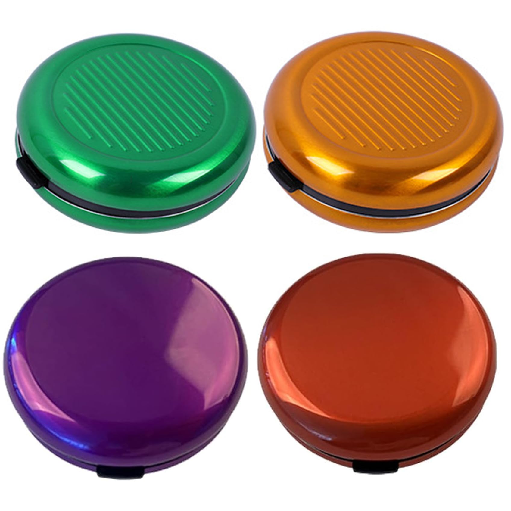 Organizzatore di monete giapponese, distributore di monete portatile con specchio per borsa auto 4 pezzi da 3, 4 pollici 7 slot porta giapponese, porta yen, distributore di