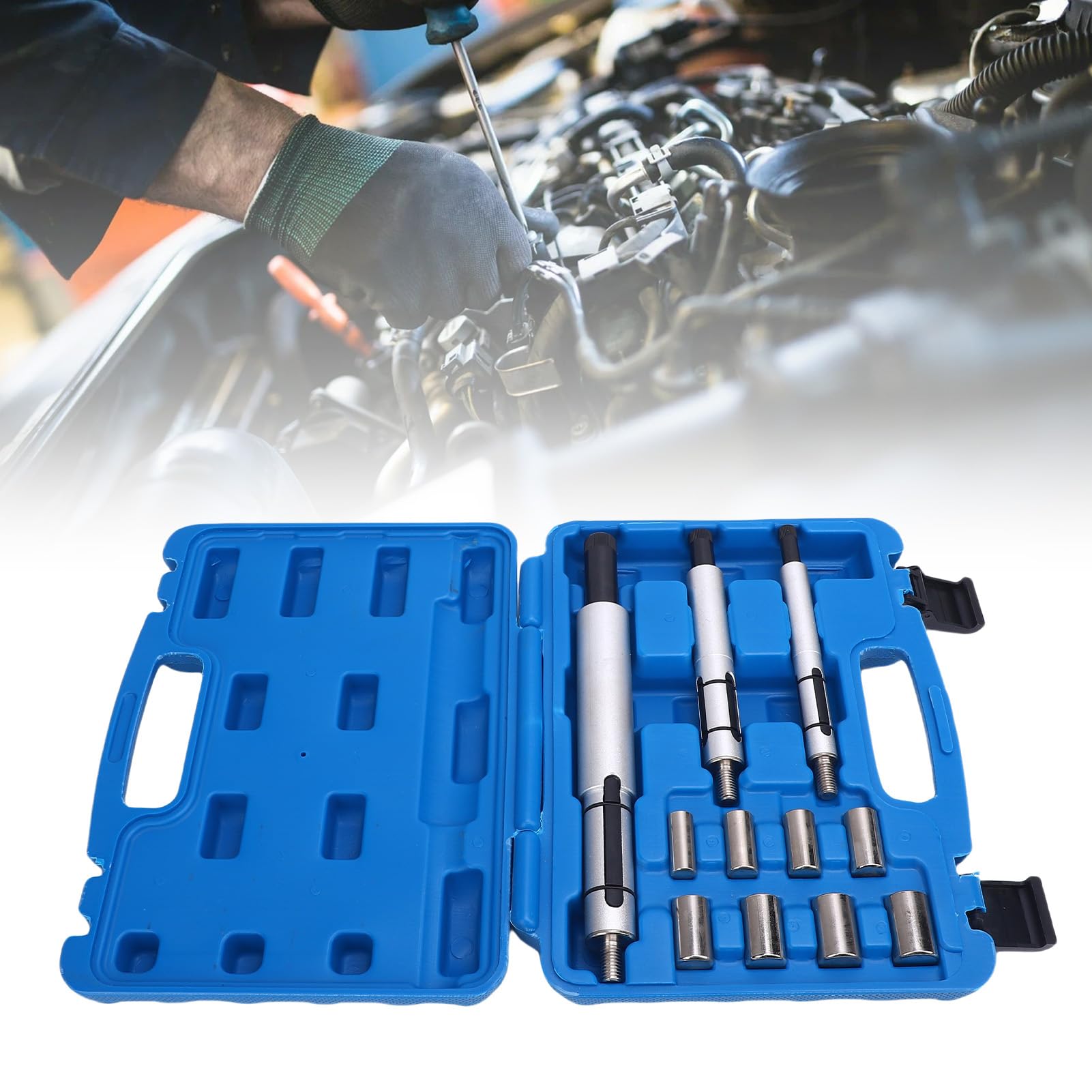 Tbest Kit de Herramientas de Alineación de Embrague Universal, Metal Resistente, Alinea con Precisión Placas y Rodamientos para Coche, Camión Ligero, SUV