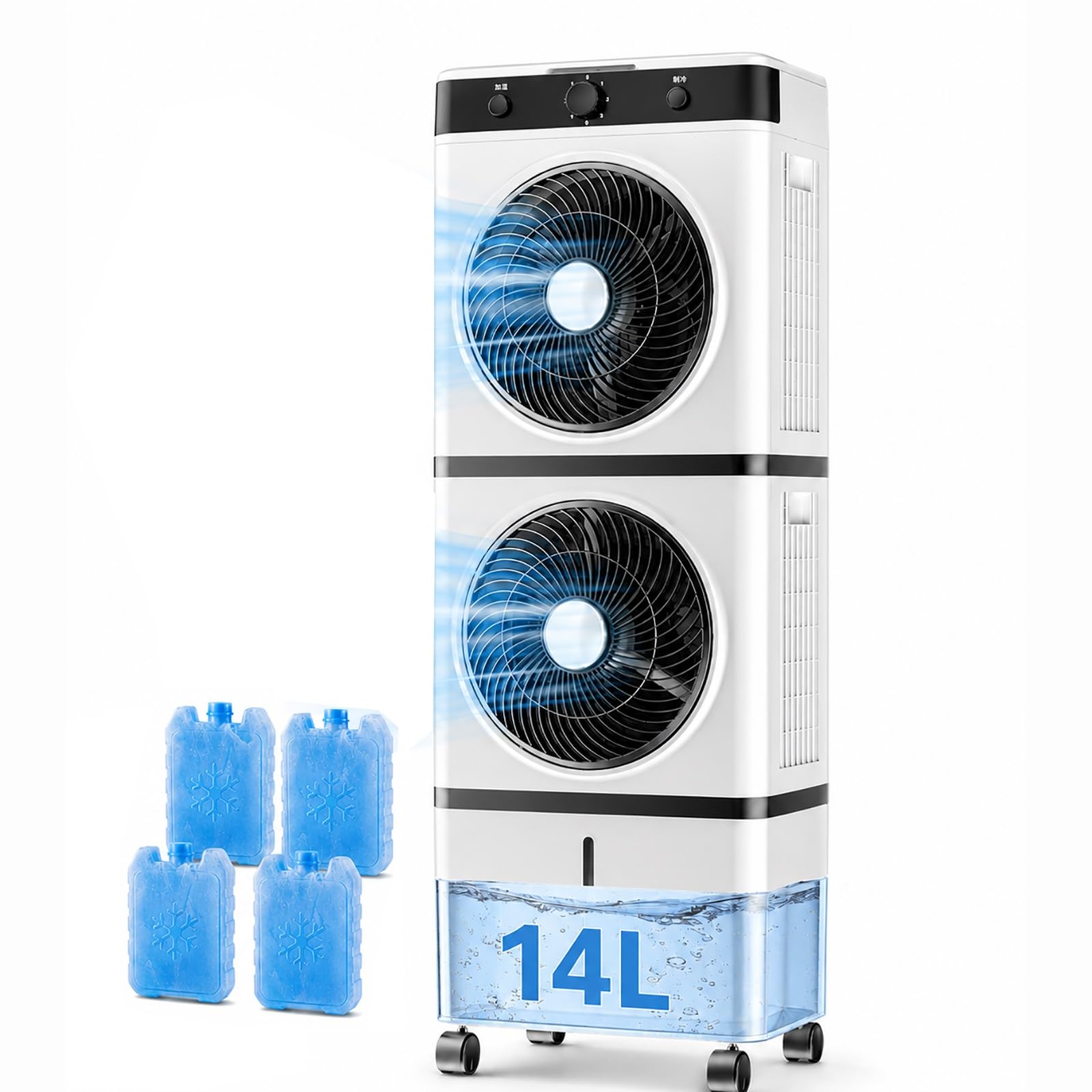 Evaporative Air Cooler, Portable Swamp Cooler